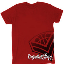 Oversized Dot Logo Tee | Red