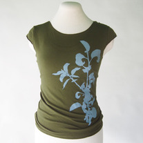 APPLE BRANCH cap sleeve top