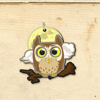 Moony Owl Pendant