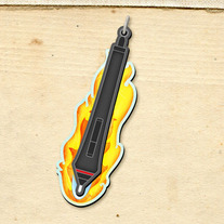 Flaming Stylus Pendant