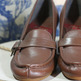Joyce - Vintage Brown Buckle Heels - Thumbnail 1