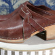 Vintage Leather Clogs - Thumbnail 2