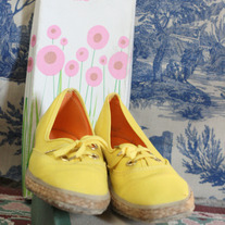Vintage Keds Grasshoppers- Daffodil Yellow
