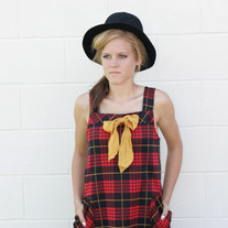 Vintage Red Plaid Jumper