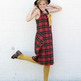 Vintage Red Plaid Jumper - Thumbnail 1