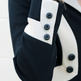 Black & Cream 1960's Collar Button Dress - Thumbnail 3