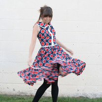 American Polka-Dance Dress