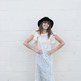 Sheer Romantic Floral Maxi Dress - Thumbnail 1