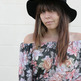 Sheer Black Floral Dress - Thumbnail 3