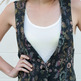 Black Floral Vest - Thumbnail 3