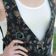 Black Floral Vest - Thumbnail 4