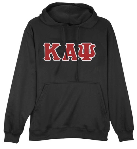 Big & Tall Kappa Alpha Psi Hooded Pullover Sweatshirt BLK