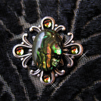 Tribal Belly Dance Bindi ~ Abalone