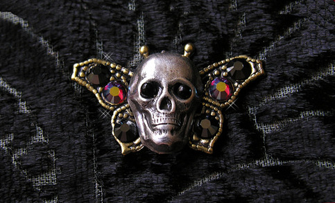 Tribal Belly Dance Bindi ~ Death Head