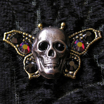 Tribal Belly Dance Bindi ~ Death Head