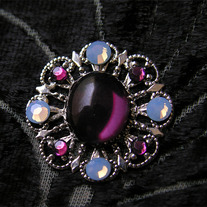 Tribal Belly Dance Bindi ~ Amethyst Opal