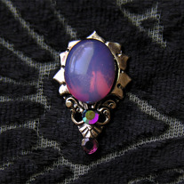 Tribal Belly Dance Bindi ~ Purple Opal