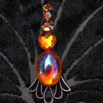 Tribal Belly Dance Bindi ~ Autumn Blaze