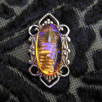 Tribal Belly Dance Bindi ~ Gilded Dragon
