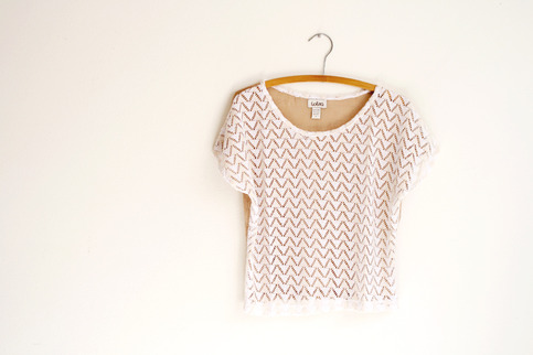 Knit Triangle Top
