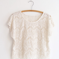 Cream Delicate Lace Blouse
