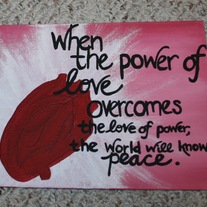 Love & Peace Painting
