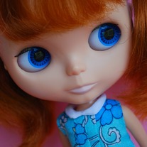 Blue Shift Dress for Neo Blythe