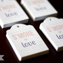 S'more Love Favor Tags