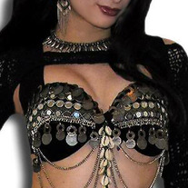 Tribal Banjara Mirror Coin Bra