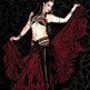 Tribal Velvet Tassel Fringe Coin Belt - Thumbnail 3
