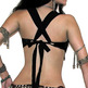 Tribal Velvet Coin Chain Drape Bra - Thumbnail 3