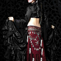 Complete 4pc Gypsy Mirror Costume Set