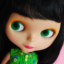 Green Shift Dress for Neo Blythe