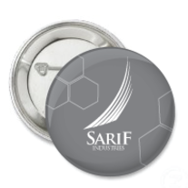 Sarif Industries 2 1/4 Inch Pinback Button