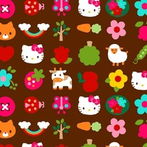 TBM - 2x4 Hello Kitty Fleece Cage Liner