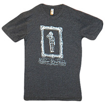White on Black Boy In Frame Tee
