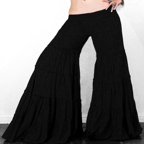 Tribal Gypsy Cotton Tier Pants