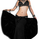 Reversible Tiered Velvet Gypsy Hip Skirt - Thumbnail 2