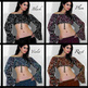 Tribal Gypsy Burnt Velvet Chemise Top - Thumbnail 2
