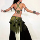 Jeweled Velvet Tassel Fringe Hip Scarf - Thumbnail 2