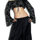 Tribal Gypsy Burnt Velvet Chemise Top - Thumbnail 1