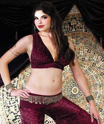 Tribal Gypsy Burnt Velvet Halter Top