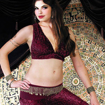 Tribal Gypsy Burnt Velvet Halter Top