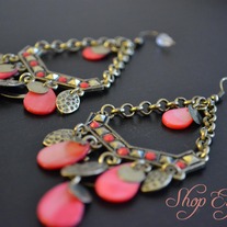 Triangle Chain Earring