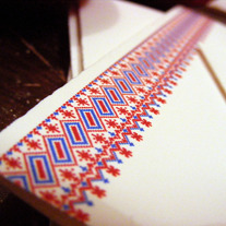 Got Yule Merry Christmas Huck Embroidery Cards