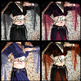 Tribal Gypsy Velvet Ghawazee Top - Thumbnail 3