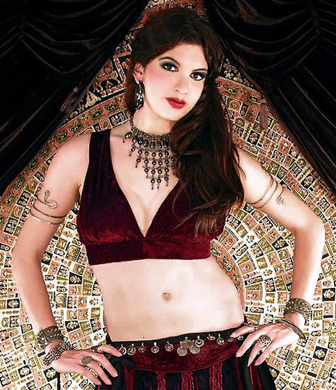 Tribal Gypsy Velvet Halter Top