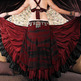 Tribal Tie Dye Cotton Tier Hip Skirt - Thumbnail 3