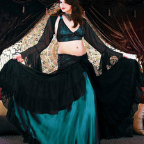 25yd Double Layer Tier Gypsy Skirt