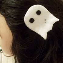 Halloween Ghost Hairclip